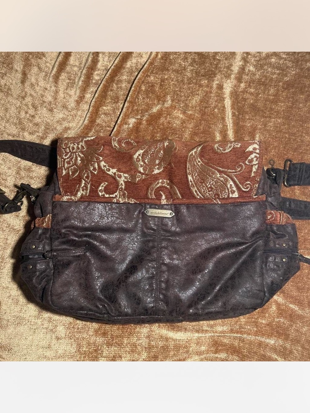 Rare Wendy Bellissimo velvet crossbody bag - Picture 3 of 8